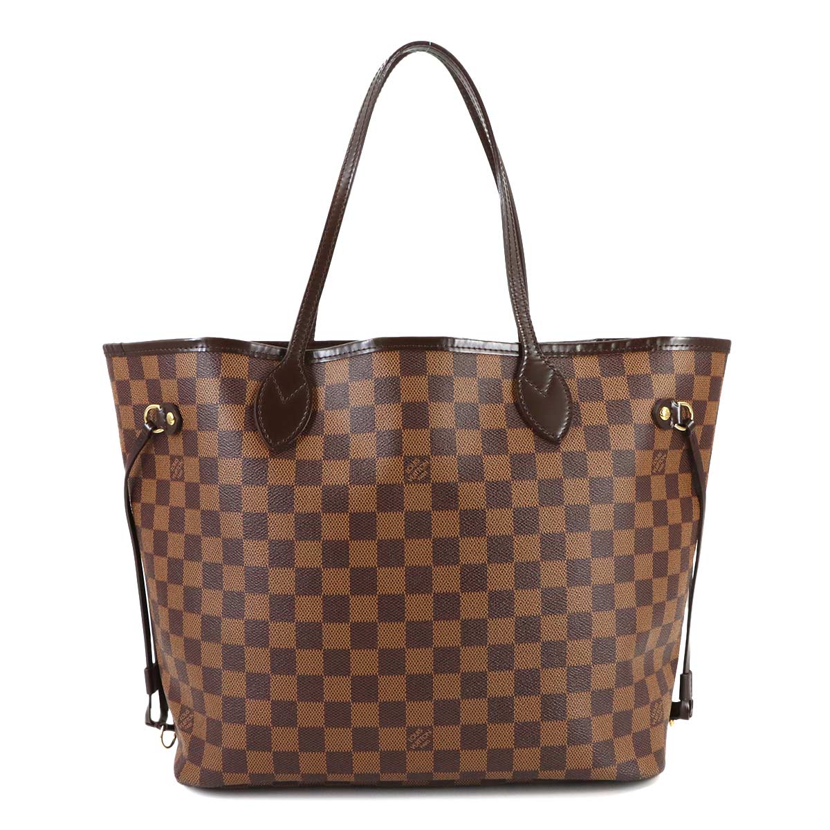 Damier Neverfull MM Tote Bag Ebene Cerise N51105 Purse