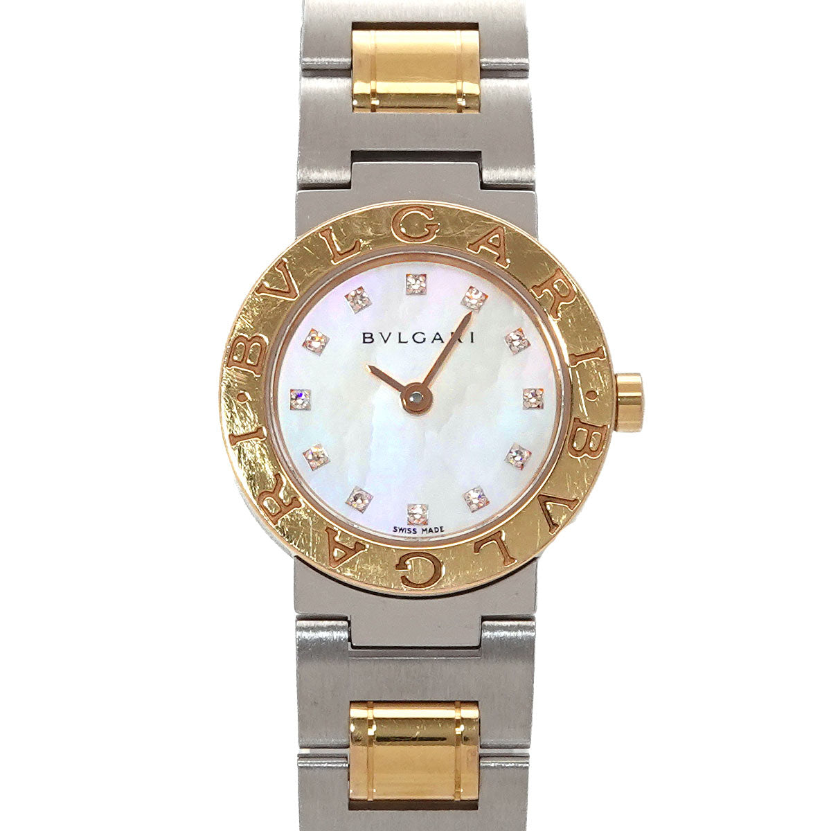 BVLGARIBVLGARI Two Tones BBP23SG 750 YG 12P Diamond Ladies