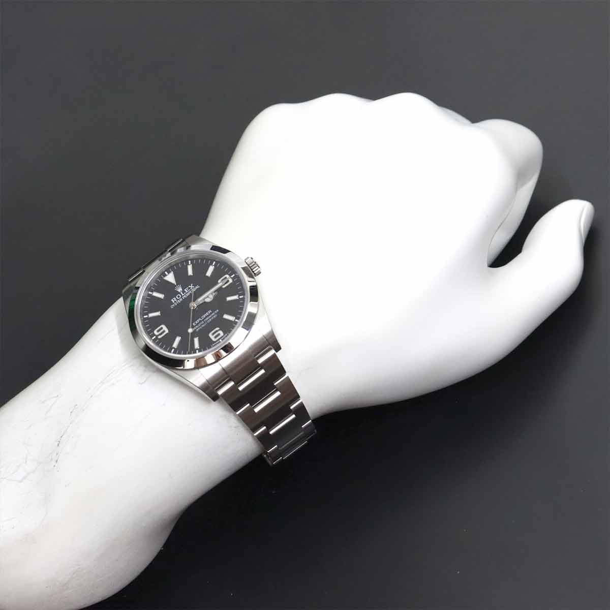 Explorer I 214270 Serial Random Automatic Black Dial Mens