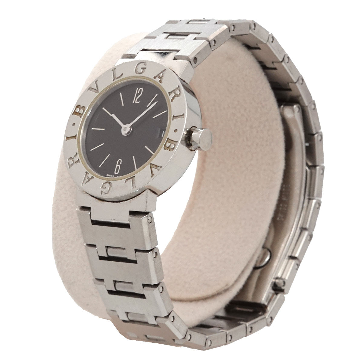 BVLGARIBVLGARI BB23SS Quartz Black Dial Ladies Watch