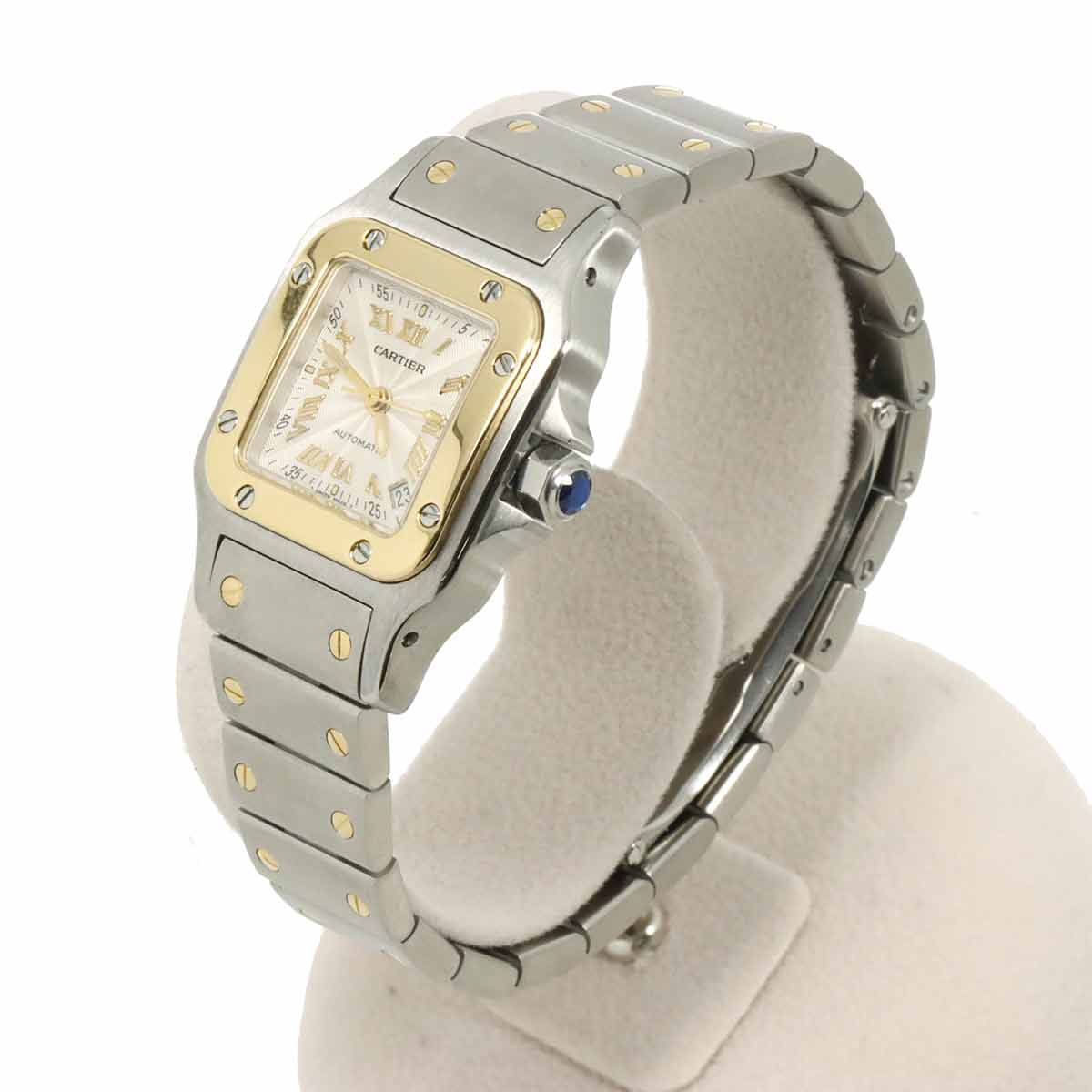 Santos Galbee SM W20045C4 Silver Dial Automatic Ladies