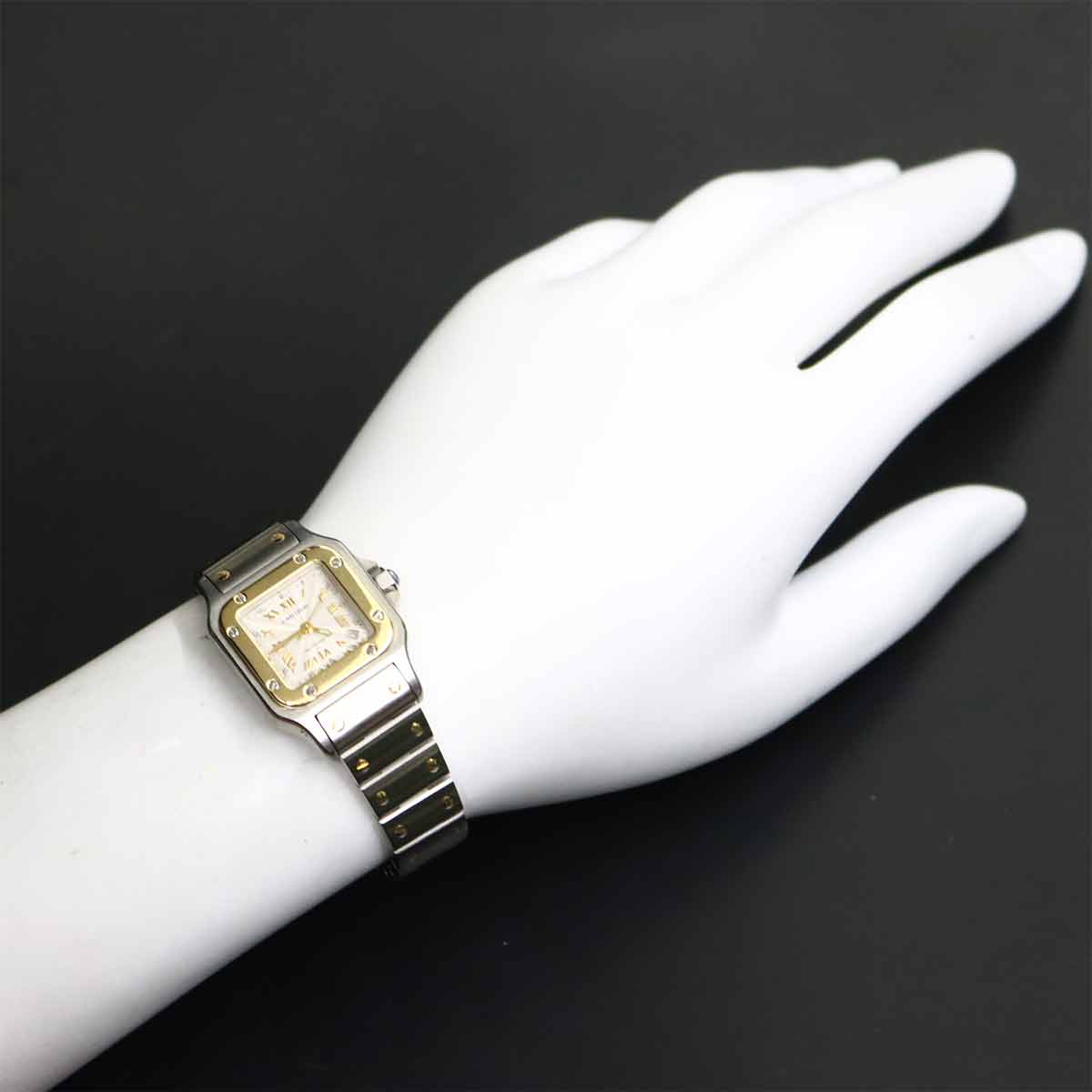Santos Galbee SM W20045C4 Silver Dial Automatic Ladies