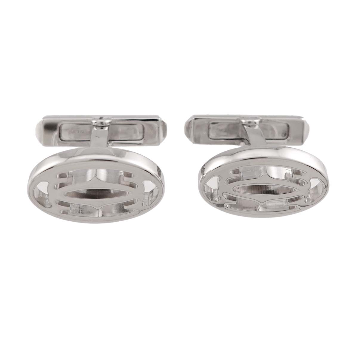 Double C de Cuff Links Silver 925