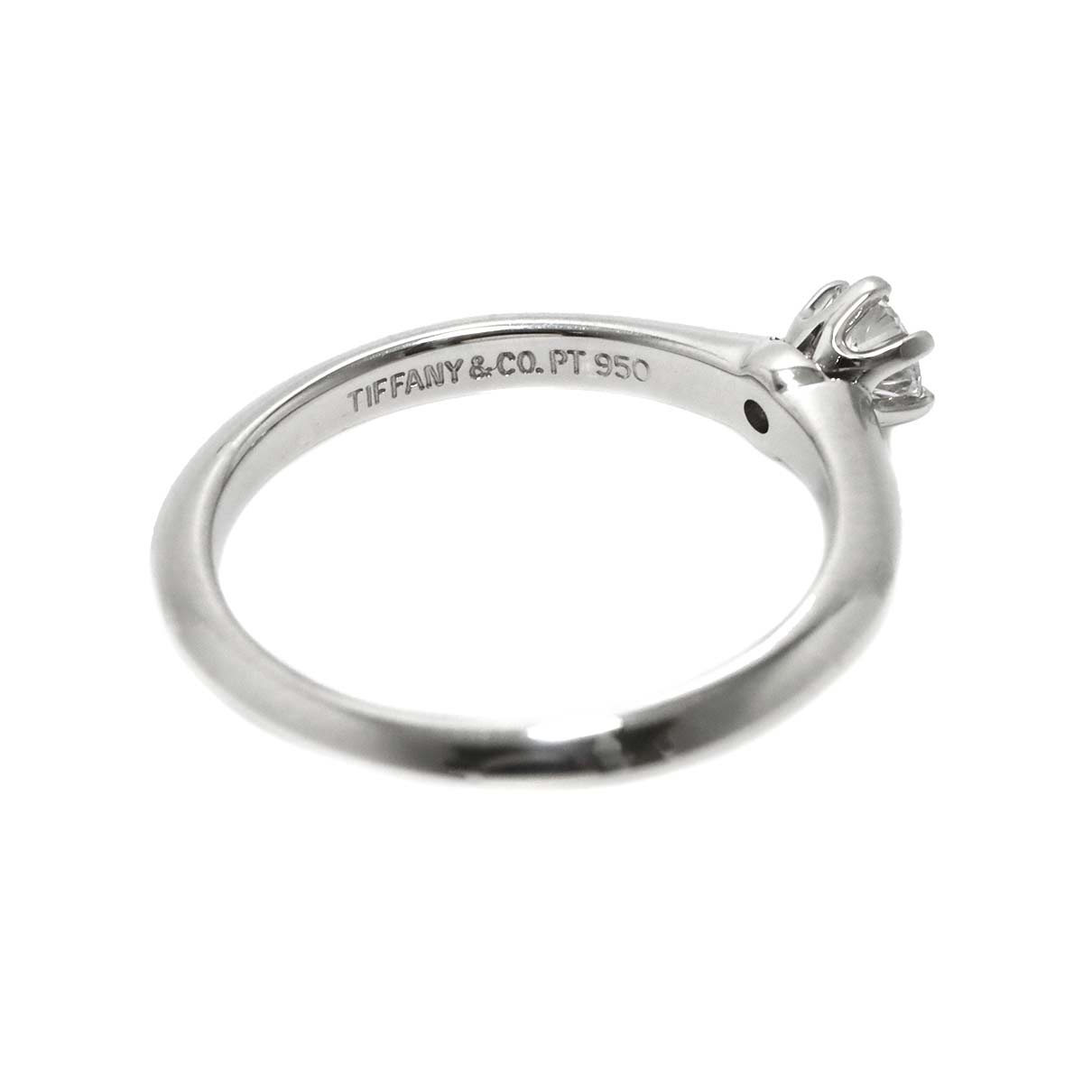 Diamond 0.19ct Ring Pt 5.5-5.75(US)