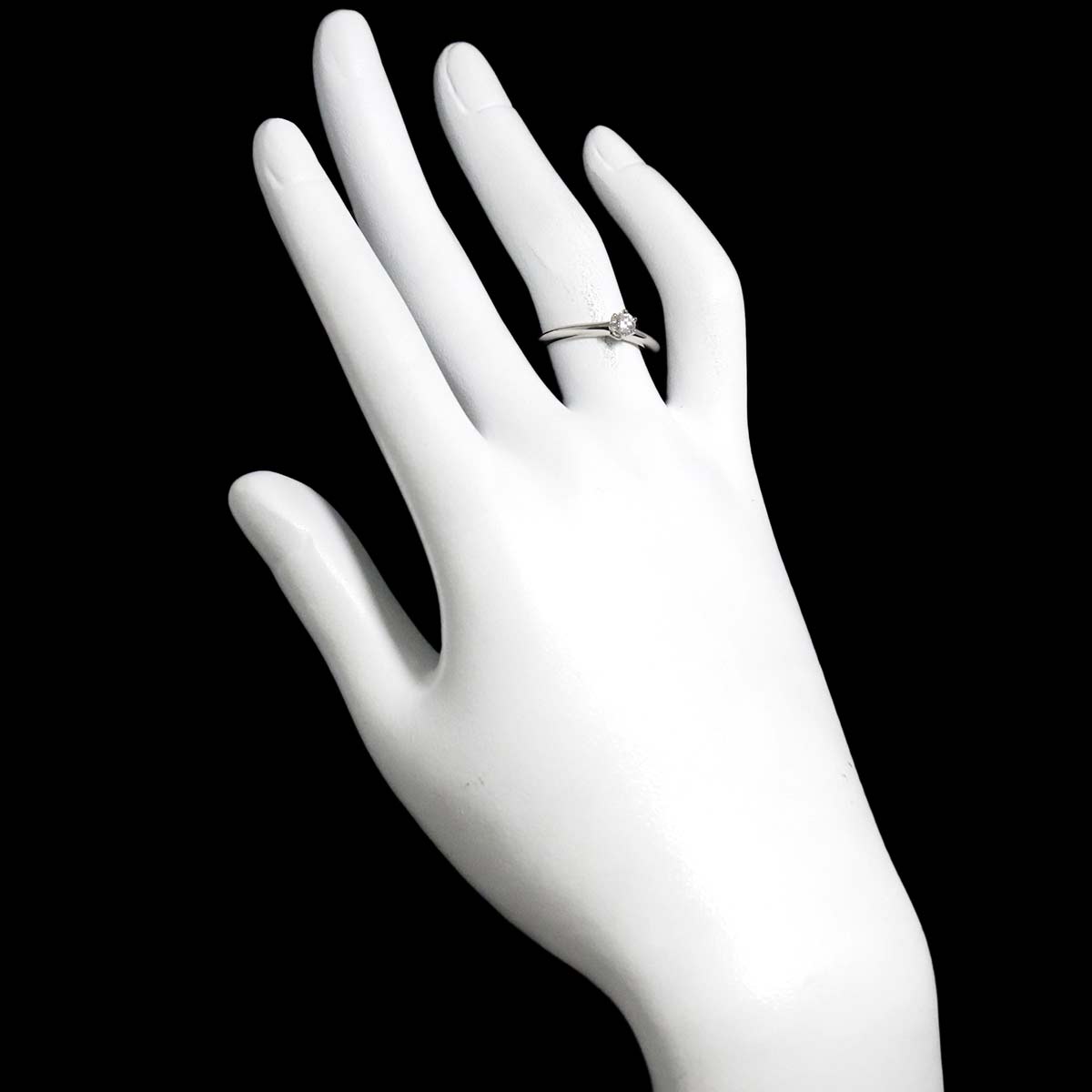 Diamond 0.19ct Ring Pt 5.5-5.75(US)