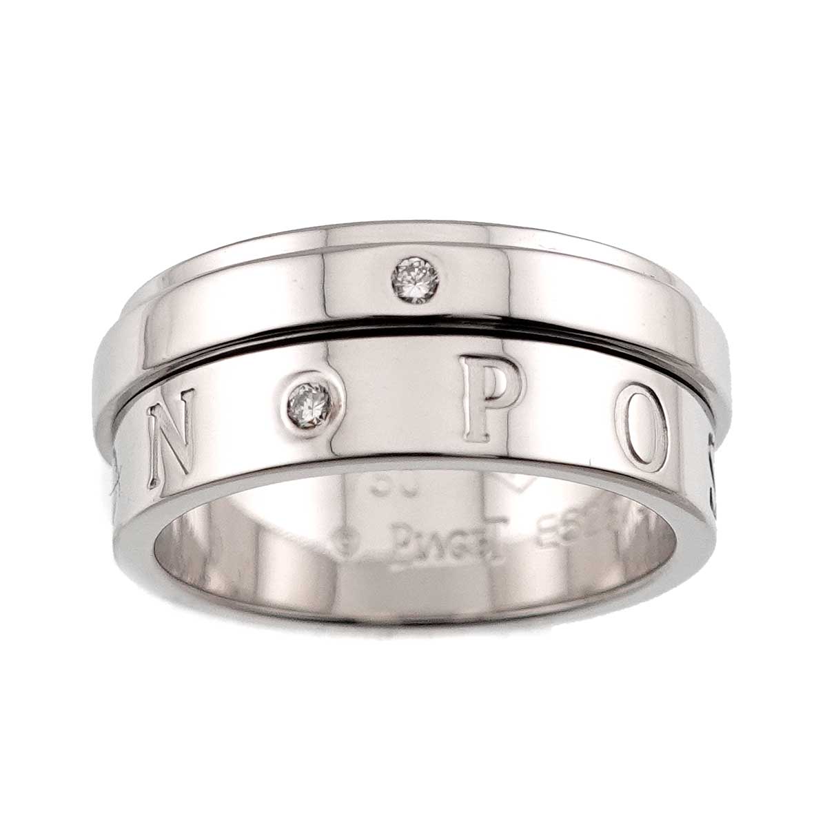 Possession Diamond Ring 18K White Gold 750 size51 5.25(US)