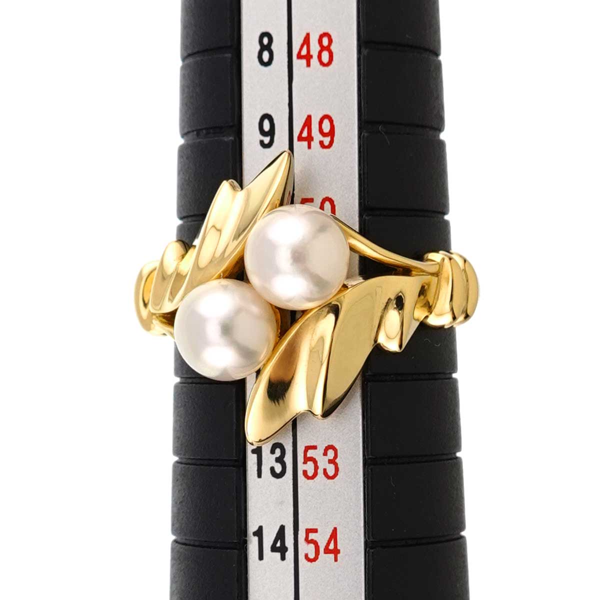 Akoya Pearl 5.5mm Ring 18K YG 750 5.5-5.75(US)