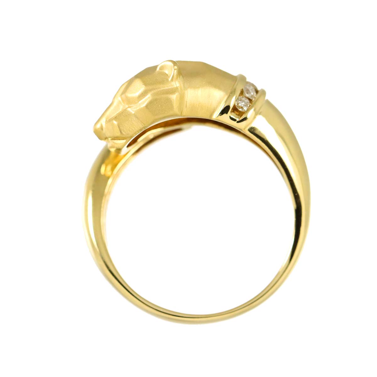 Diamond 0.07ct Ring 18K YG size5.75-6(US)