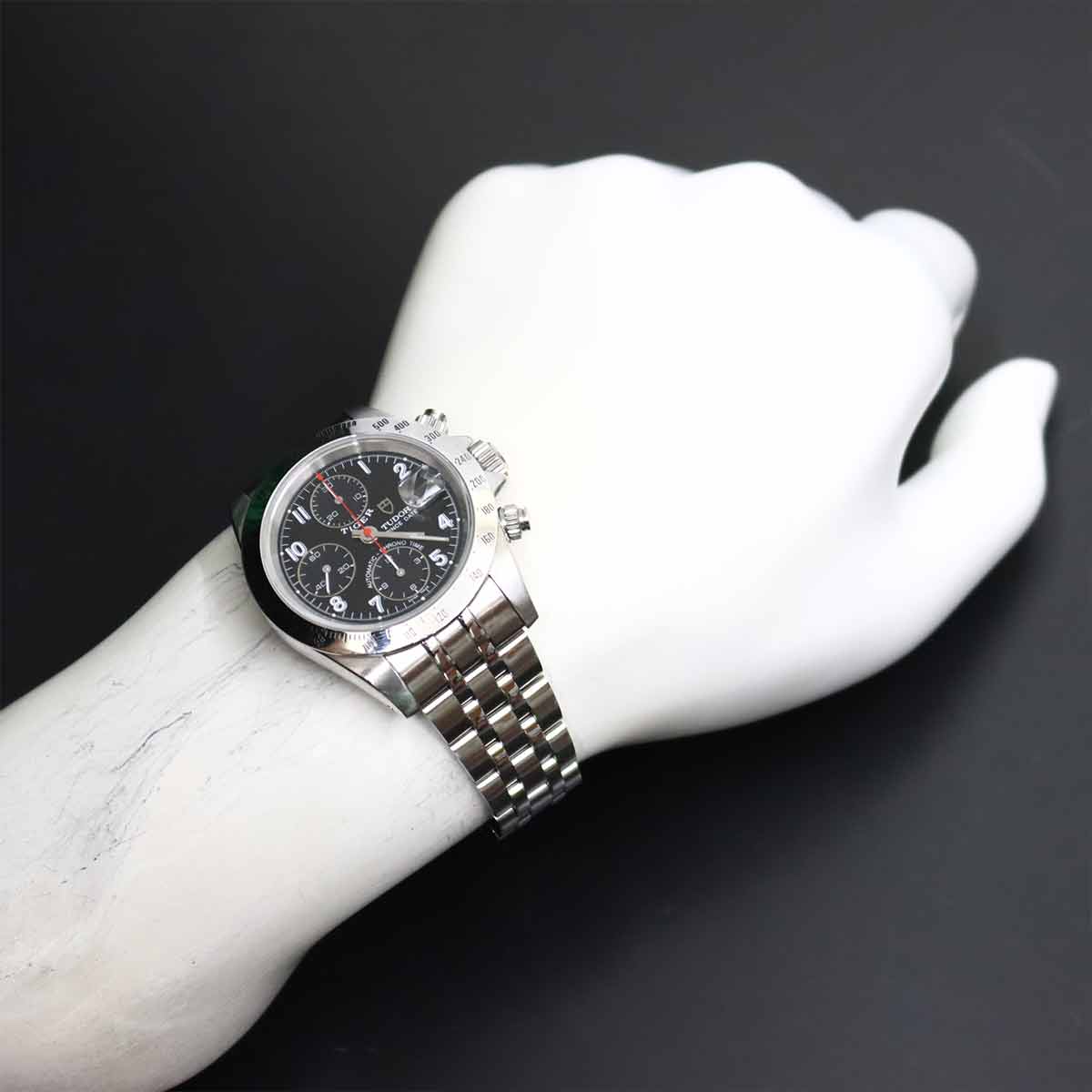 Chrono Time Prince Date 79280 Date Automatic Black Dial Mens