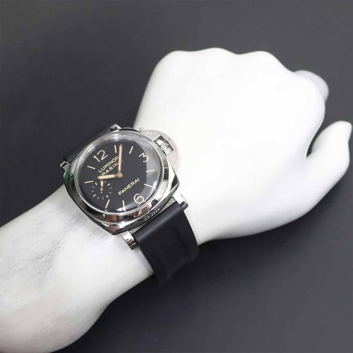Luminor Marina PAM00422 Hand Winding Black Dial Mens Watch