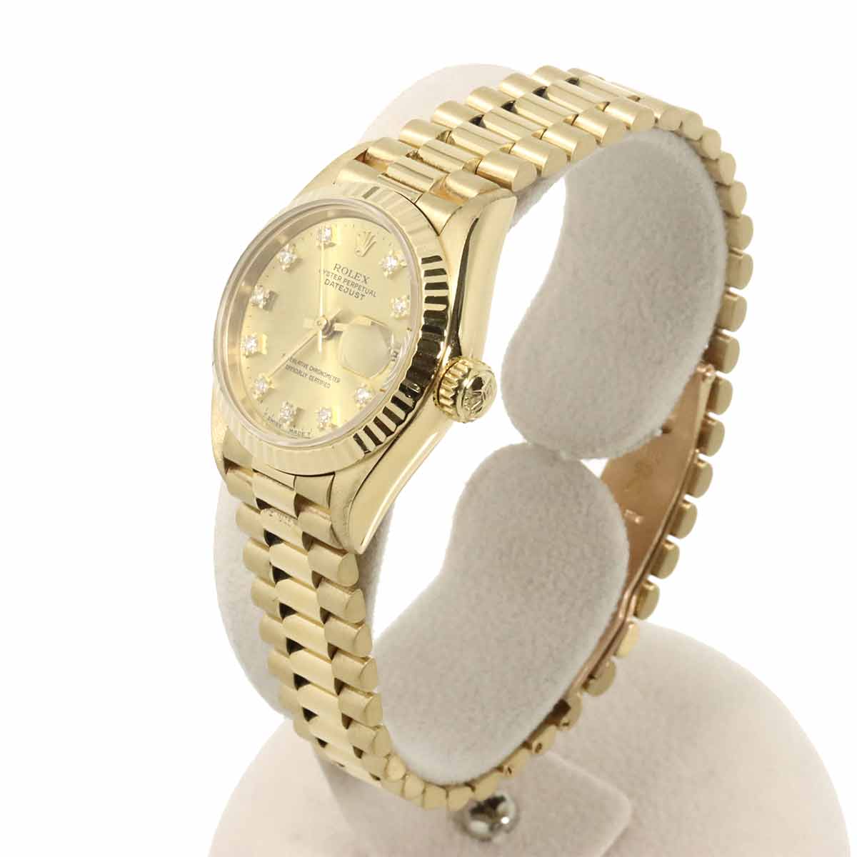 Datejust 69178G Serial R 750 YG 10P Diamond Gold Dial Ladies
