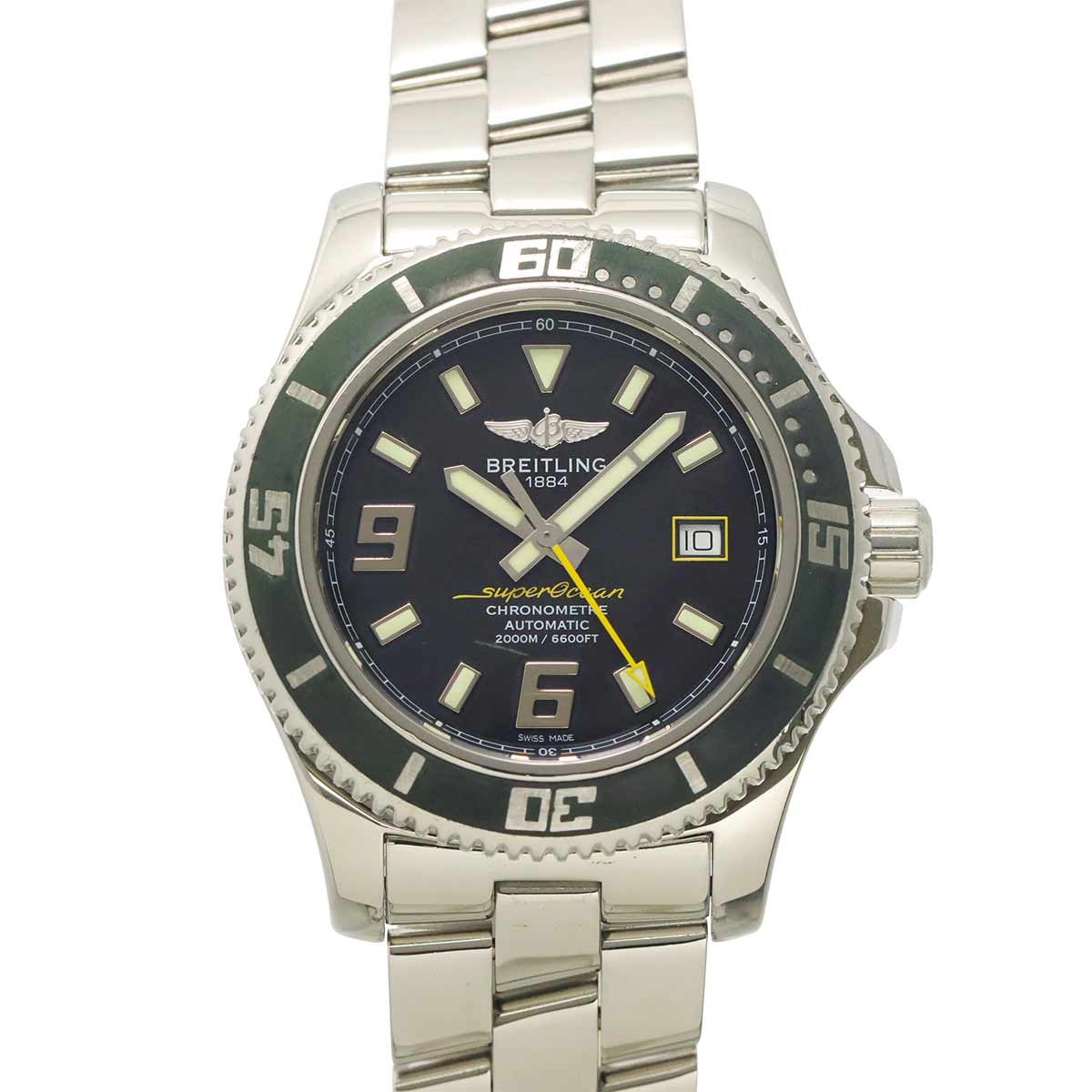 Super Ocen 44 A17391 Black Dial Automatic Mens Watch