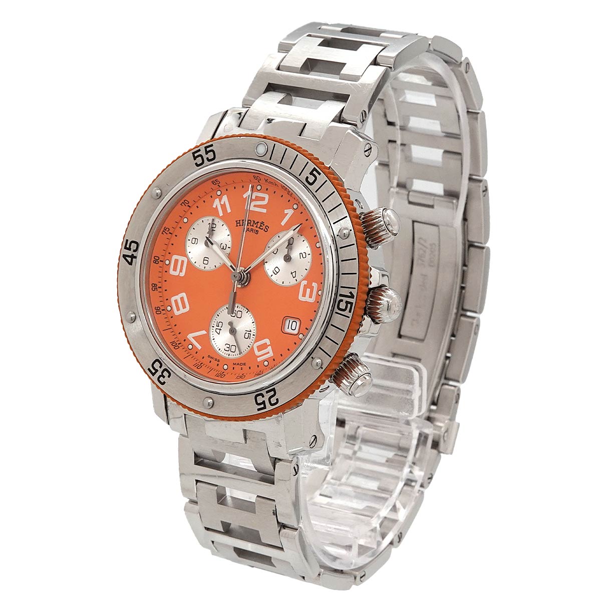 Clipper Diver CL2.916 Chronograph Quartz Orange Dial Mens