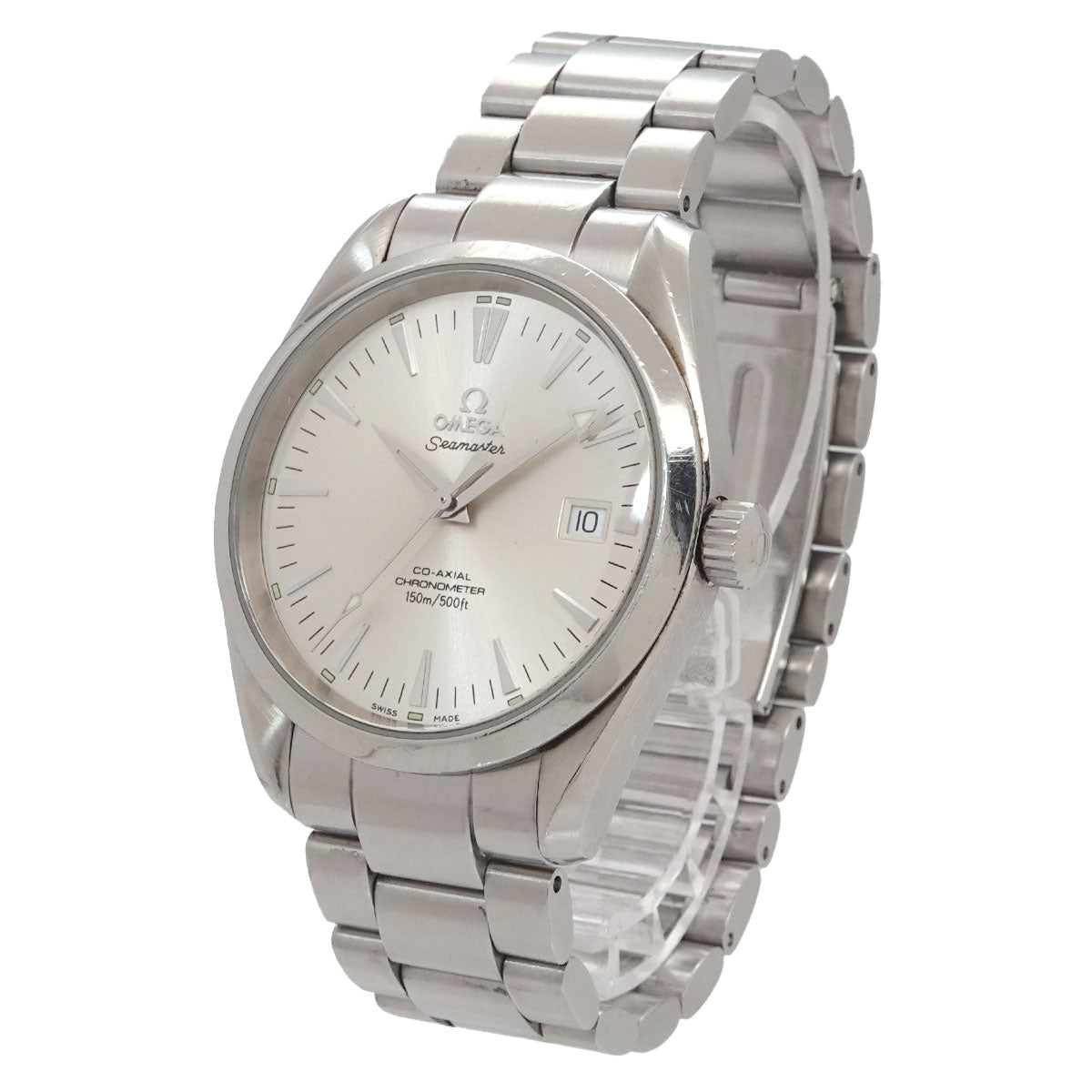 Seamaster Aqua Terra Co-axial 2503 30 Date Silver Dial Mens