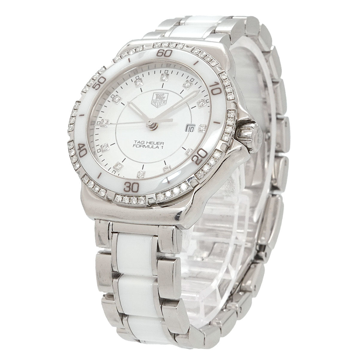 Formula 1 WAH1313 12P Bezel Diamond Quartz Ladies Watch