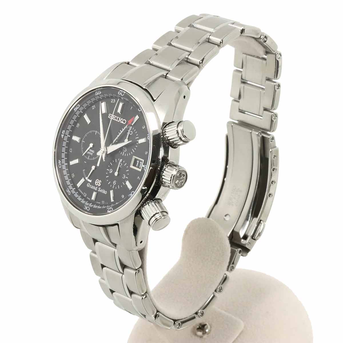 Grand Seiko Spring Drive SBGC003 9R86 0AA0 Black Dial GMT Mens