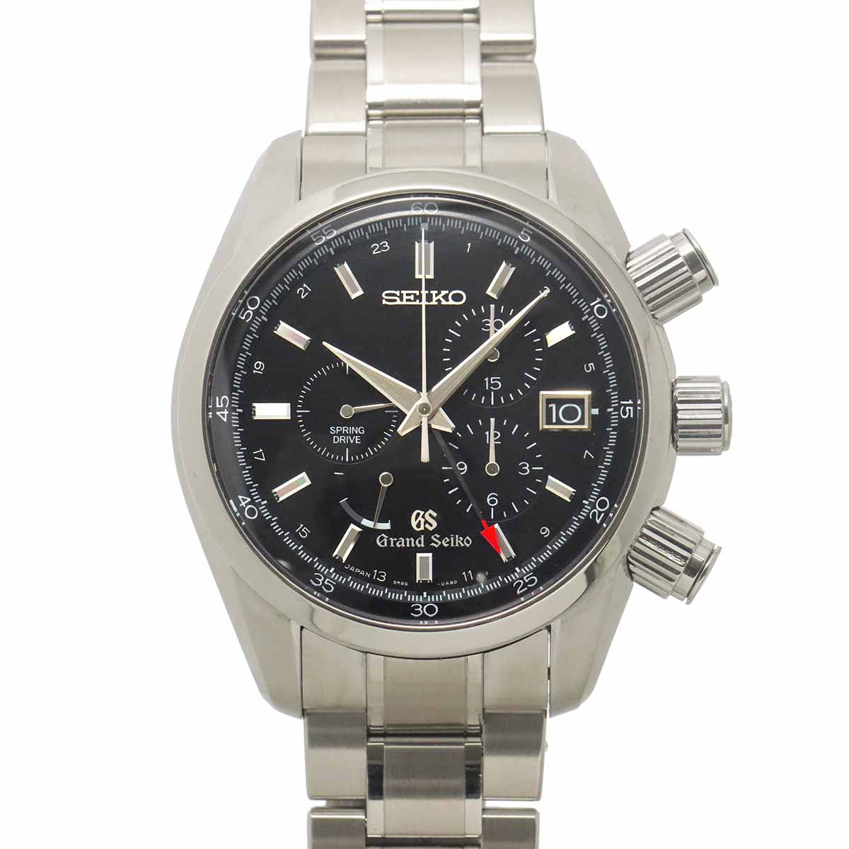 Grand Seiko Spring Drive SBGC003 9R86 0AA0 Black Dial GMT Mens