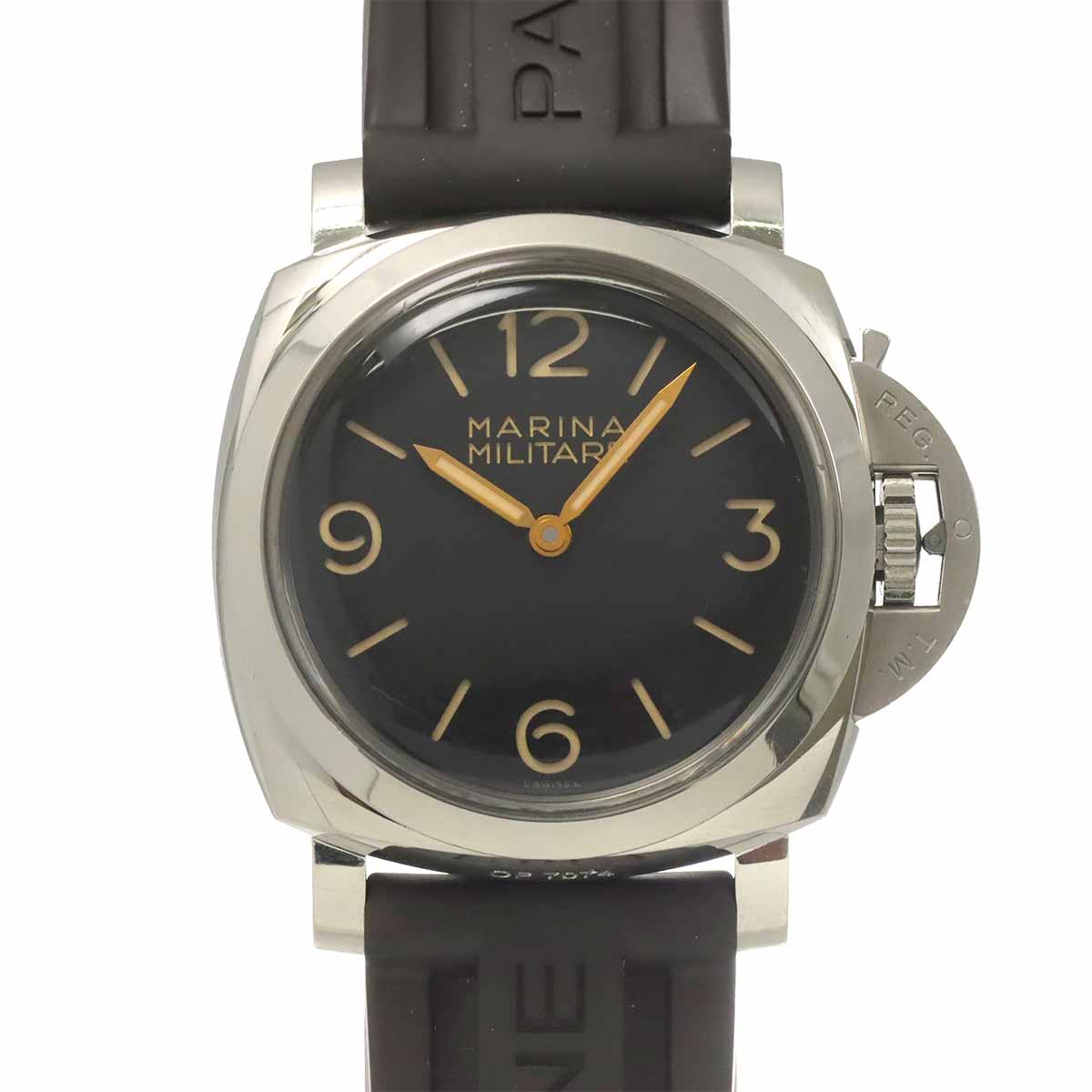 Luminor 1950 Marina Militare PAM00673 Hand Winding Black Dial
