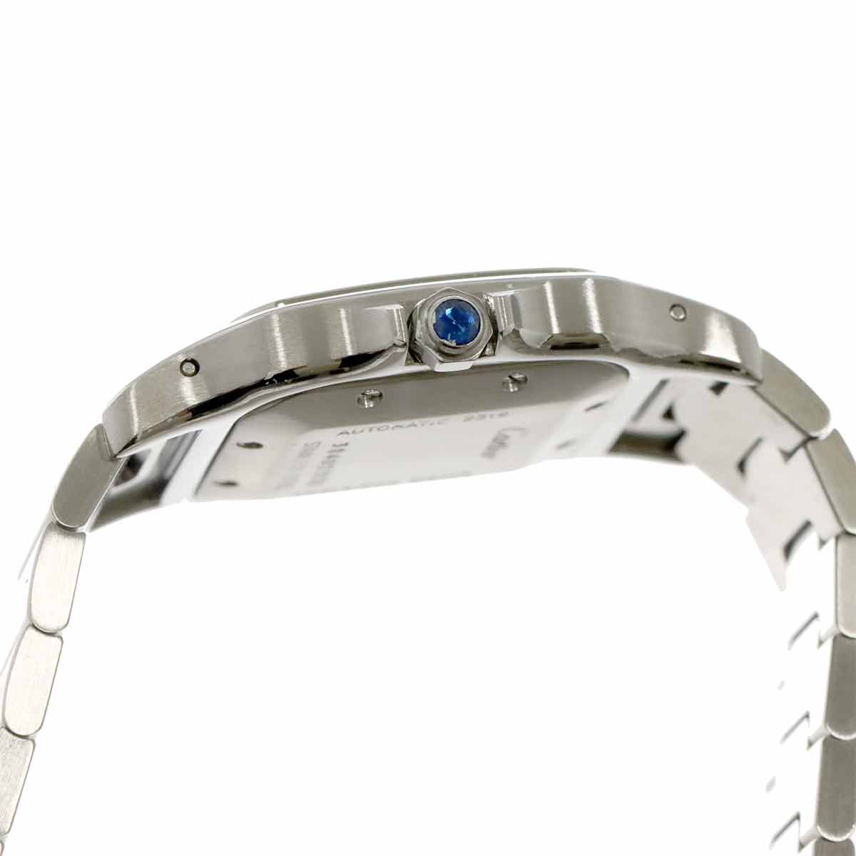 Santos Galbee LM W20040D6 Date Silver Dial Mens Watch