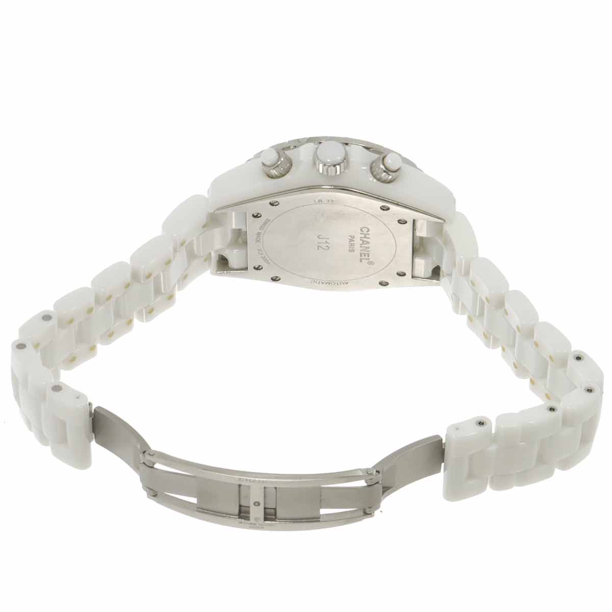 J12 41mm H1007 Chronograph Automatic White Dial Mens Watch