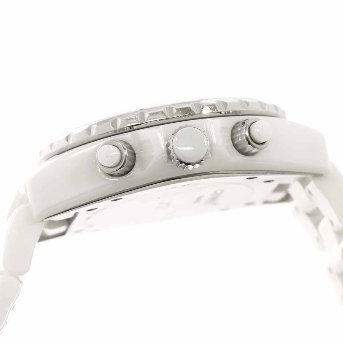 J12 41mm H1007 Chronograph Automatic White Dial Mens Watch