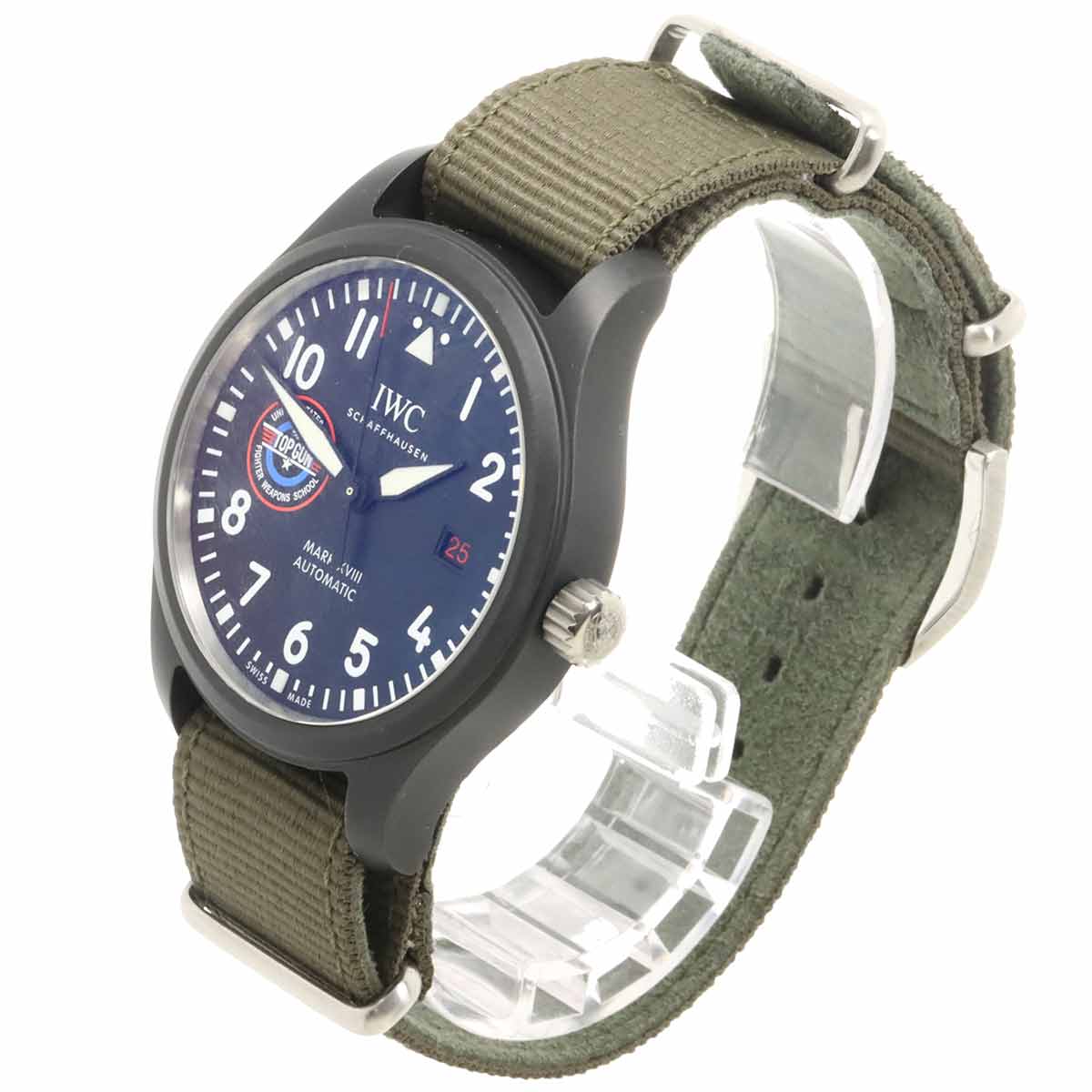 Pilot Watch MarkXVIII Top Gun IW324712 Automatic Black Dial Mens