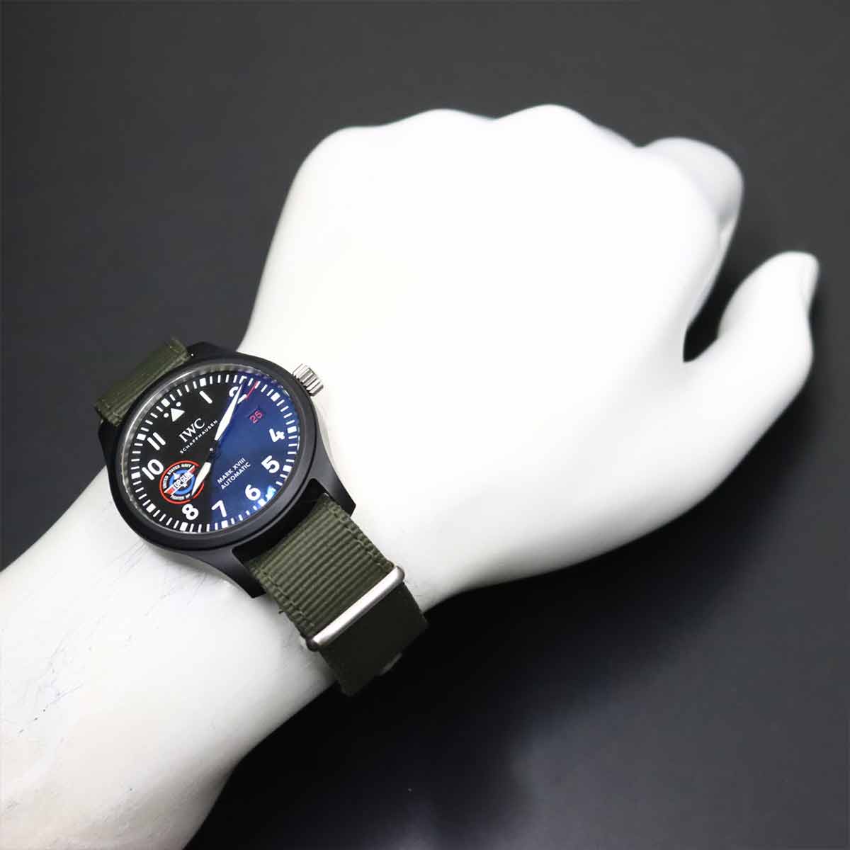 Pilot Watch MarkXVIII Top Gun IW324712 Automatic Black Dial Mens