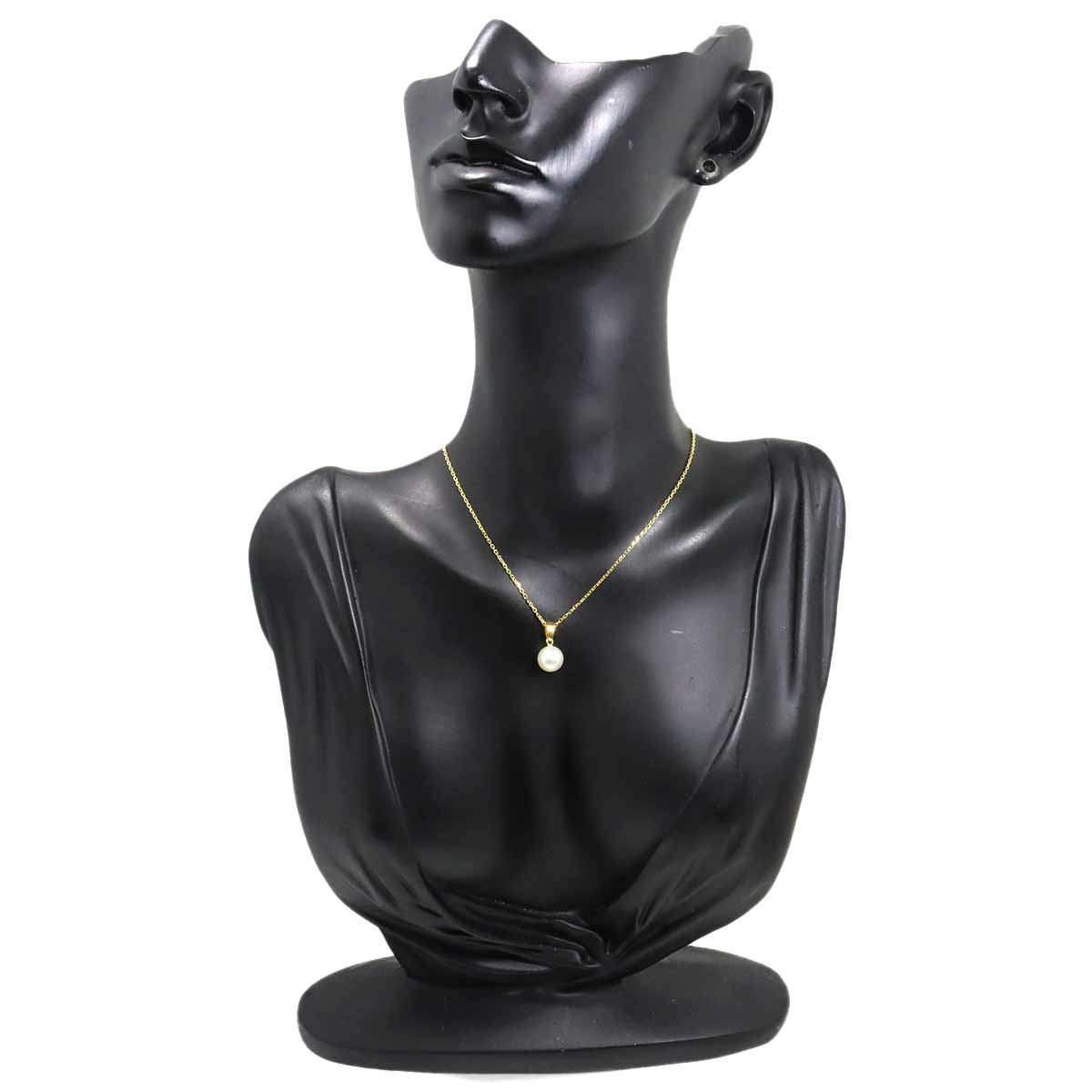 Akoya Pearl 7.6mm Necklace 18K YG 750