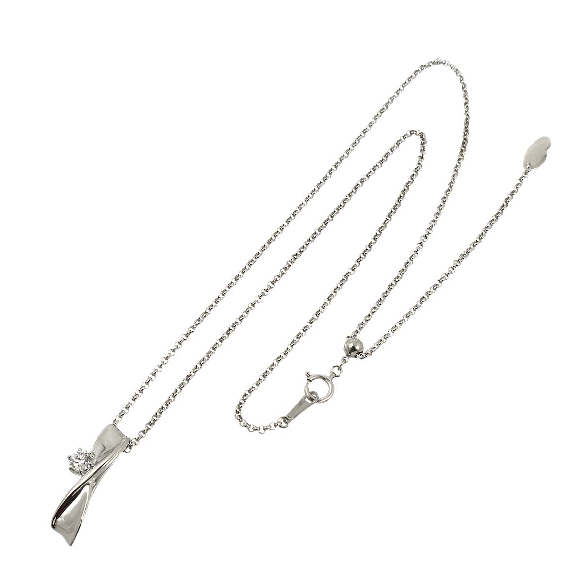 Diamond 0.31ct Necklace Platinum
