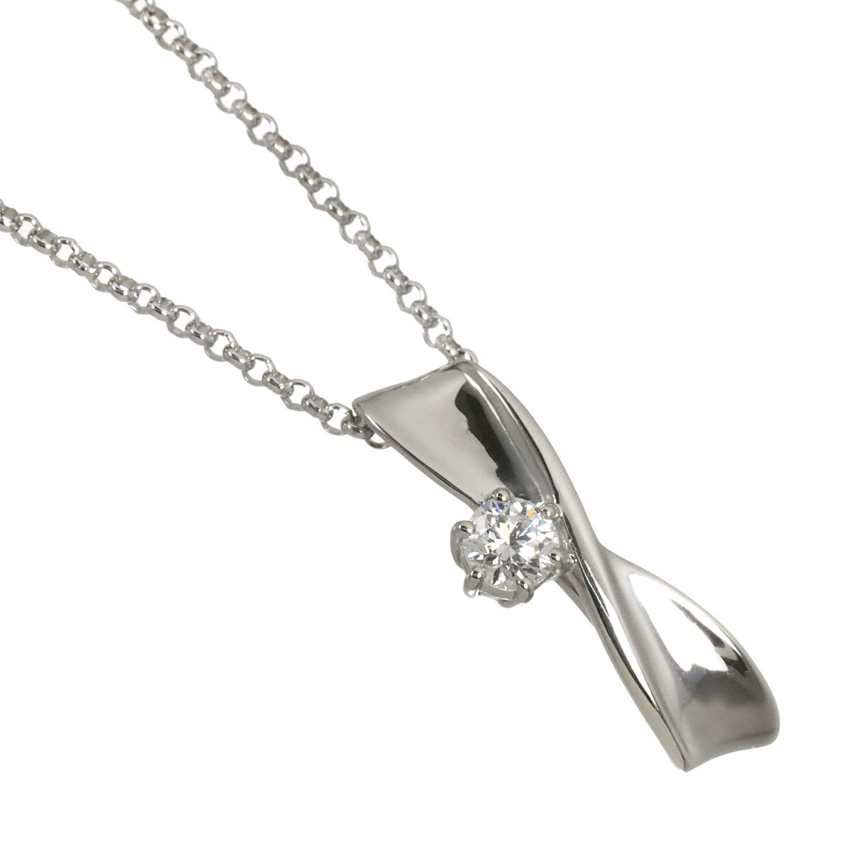 Diamond 0.31ct Necklace Platinum