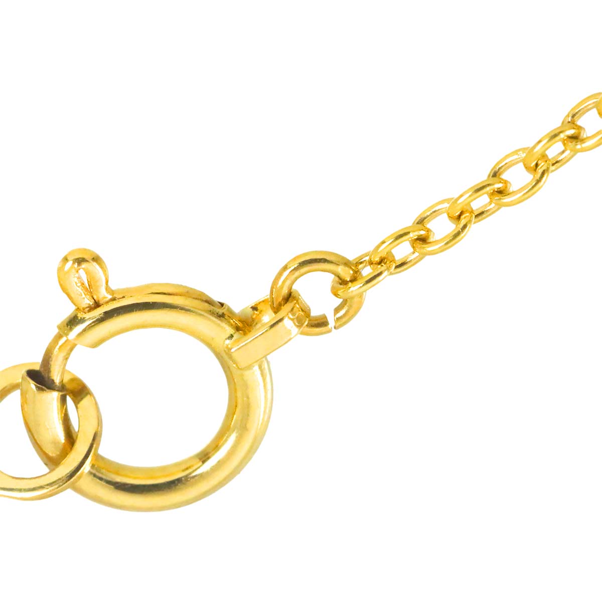 Amethyst Diamond 0.04ct Necklace K18 Yellow Gold 750