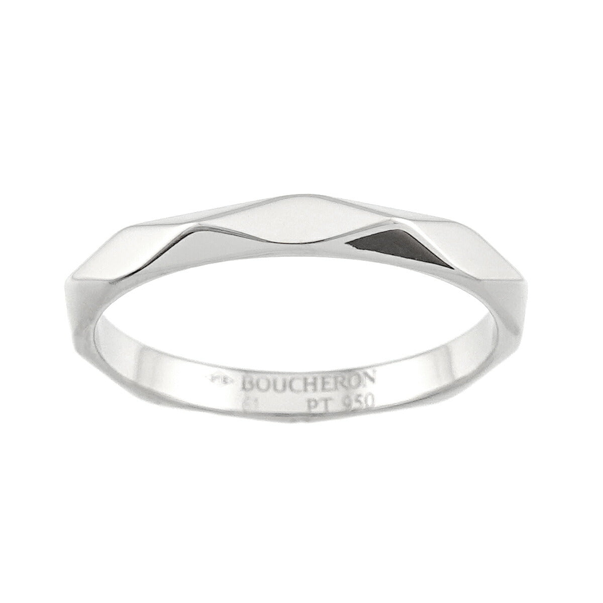 Facet MM Ring Pt Platinum Size61 9-9.5(US)