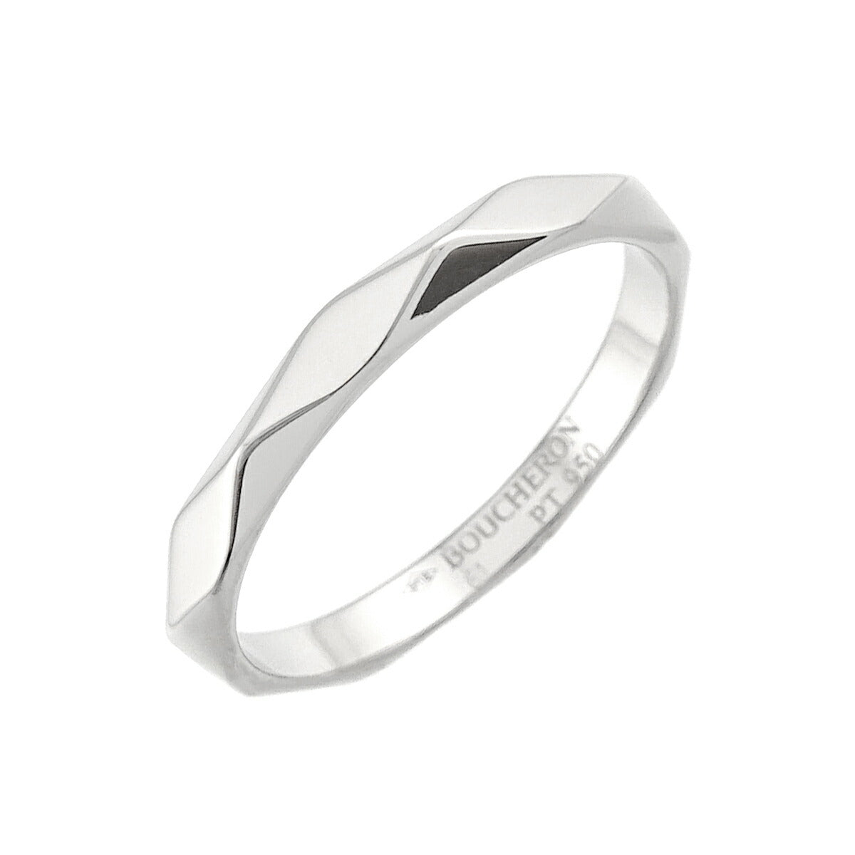 Facet MM Ring Pt Platinum Size61 9-9.5(US)
