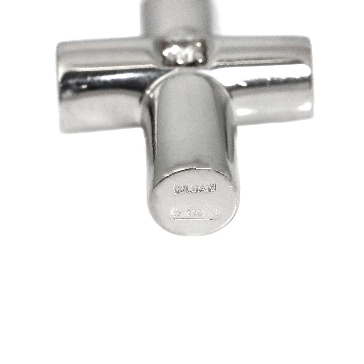 Latin Cross Diamond 1P Necklace Pt Platinum