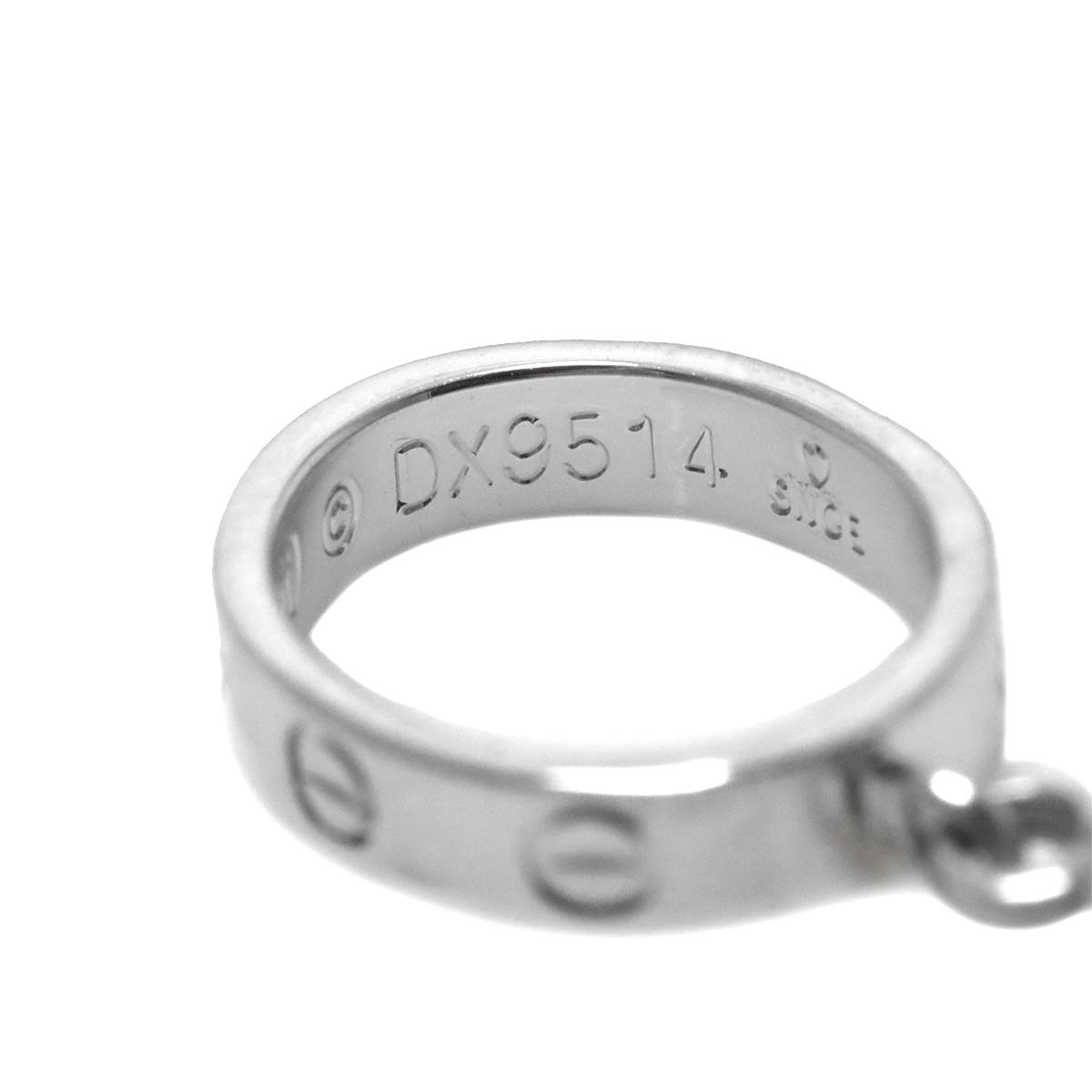 Baby Love Pendant Top 18K White Gold 750