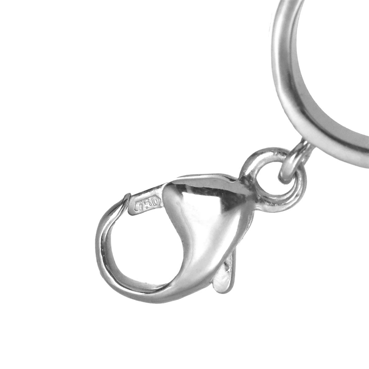 Baby Love Pendant Top 18K White Gold 750