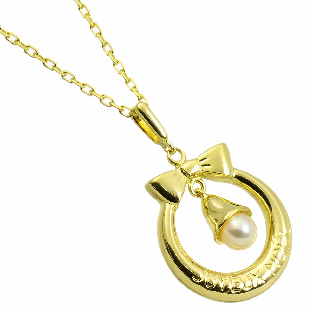 Baby Pearl 4.0mm Necklace 18K Yellow Gold 750
