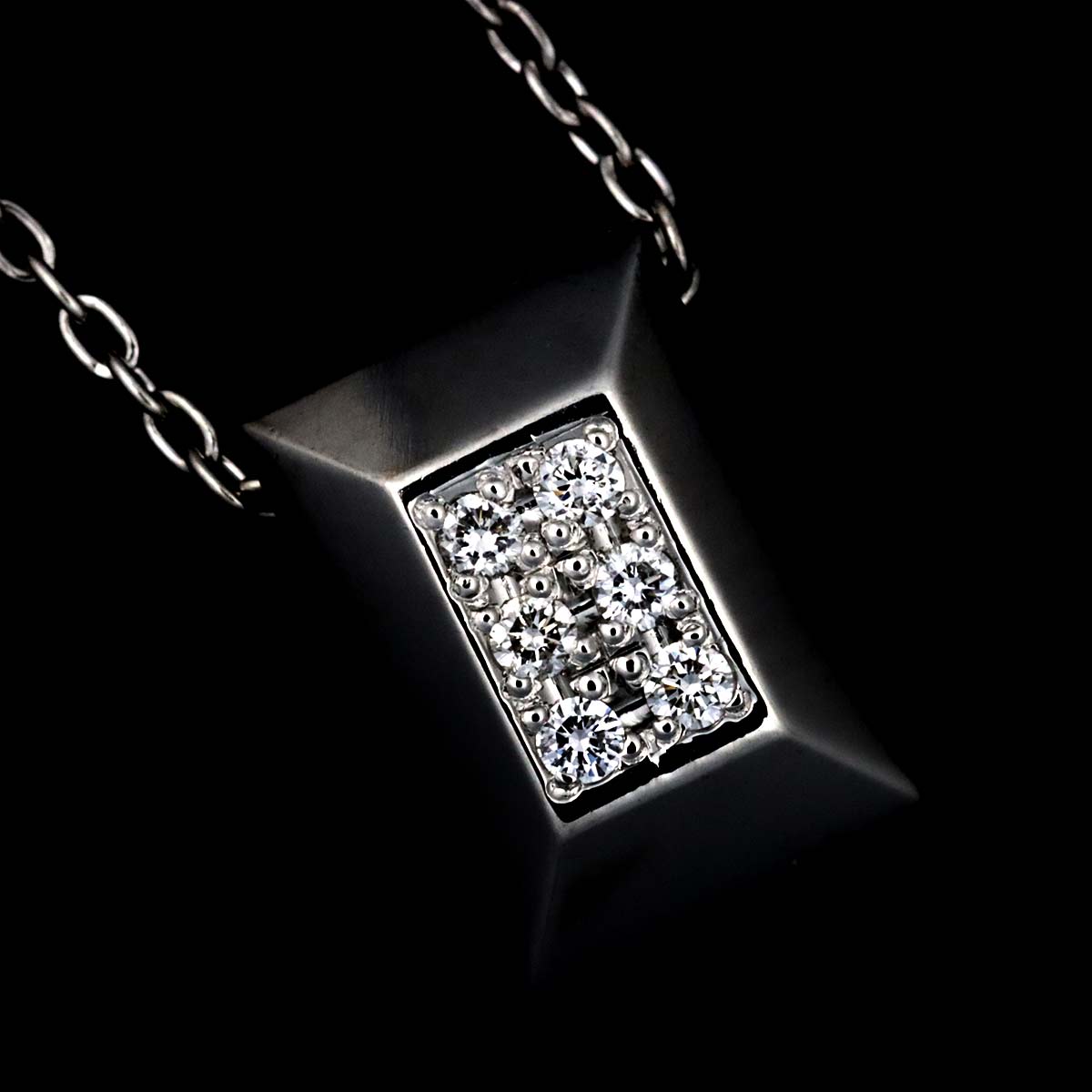 Diamond 0.04ct Necklace Platinum