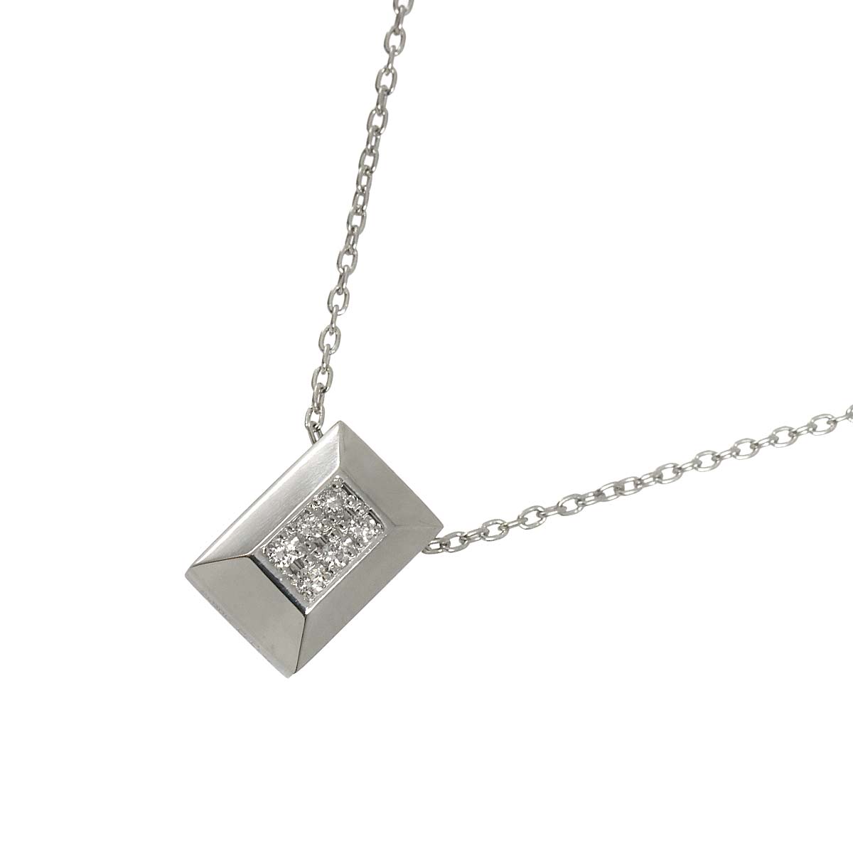 Diamond 0.04ct Necklace Platinum