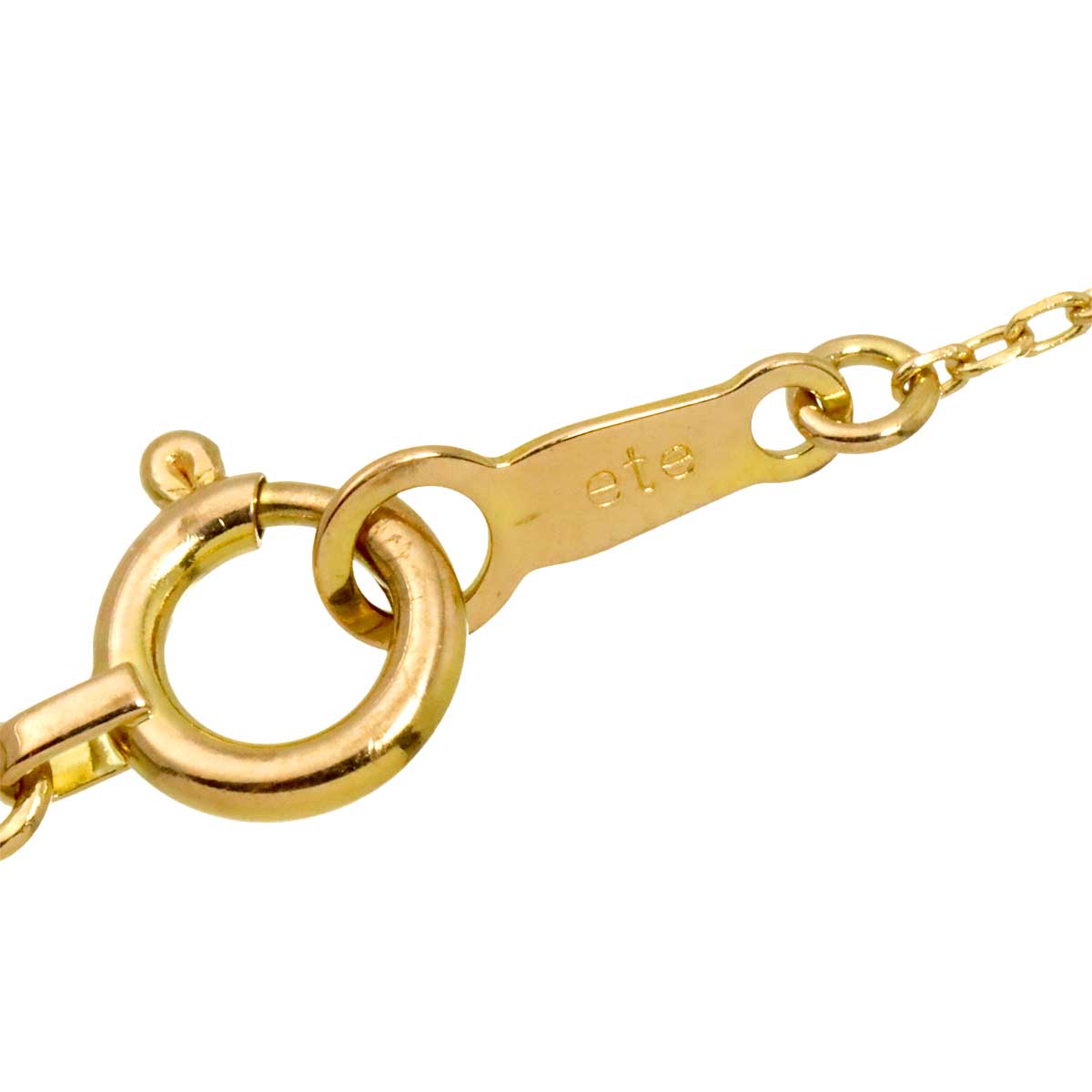 Diamond Necklace 18K Pink Gold 750
