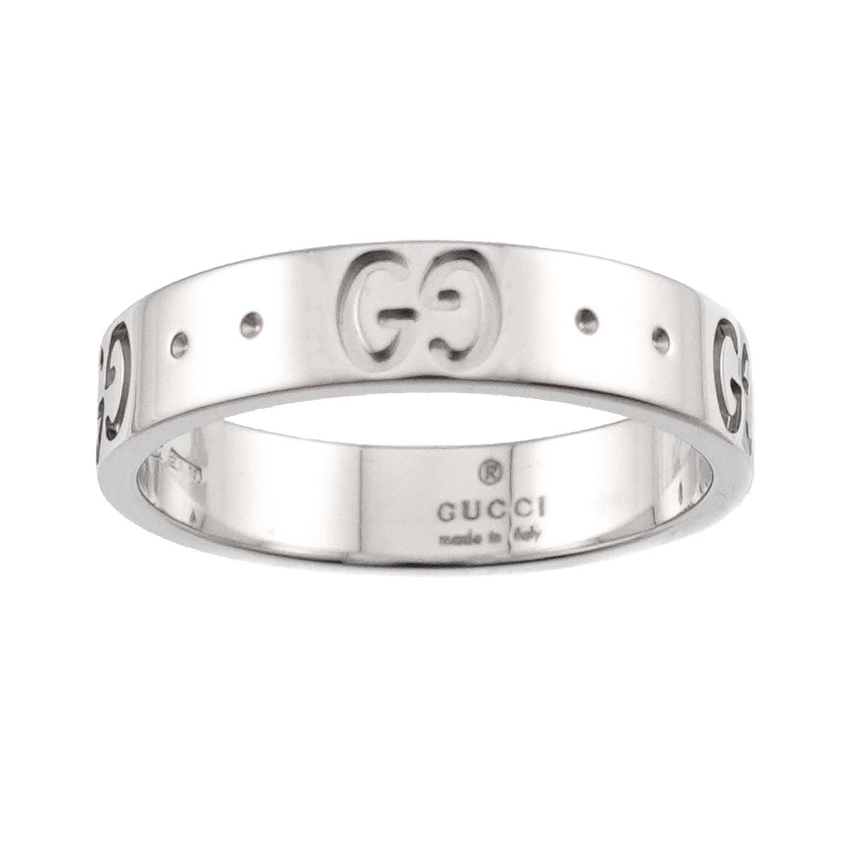 Icon Ring 18K WG White Gold 750 Size10 5-5.25(US)