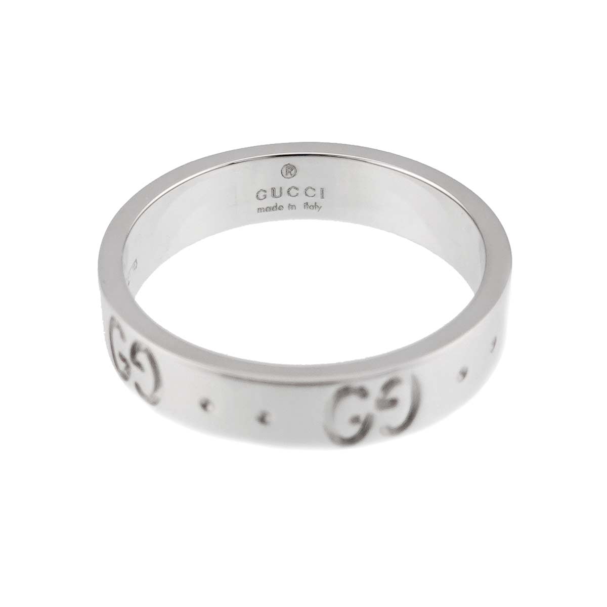 Icon Ring 18K WG White Gold 750 Size10 5-5.25(US)