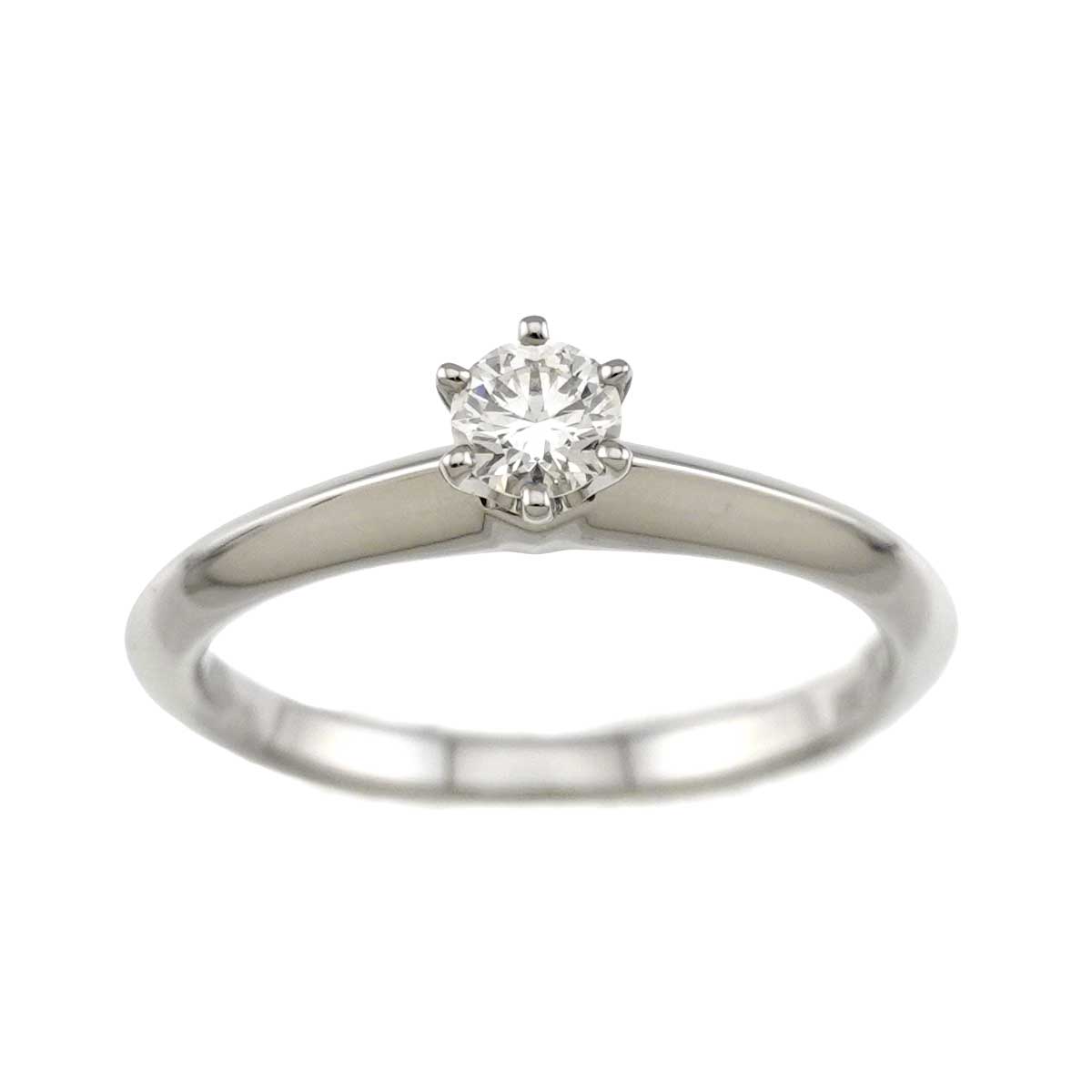 Diamond 0.19ct Ring Pt 4.75-5(US)