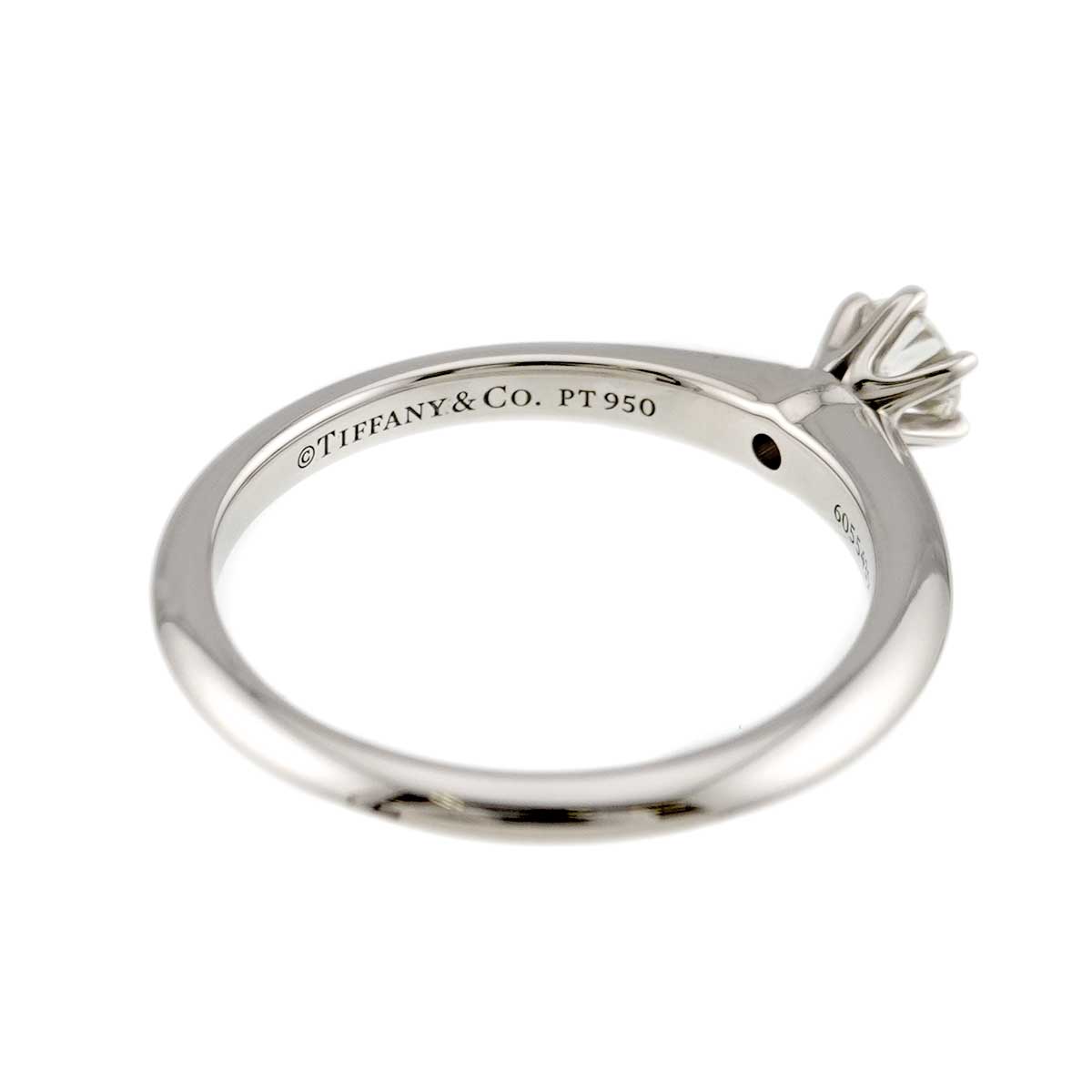 Diamond 0.19ct Ring Pt 4.75-5(US)