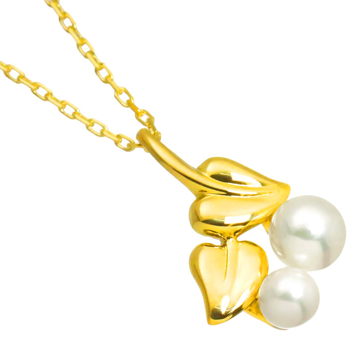 Akoya Pearl 5.9-4.6mm Necklace 18K YG 750