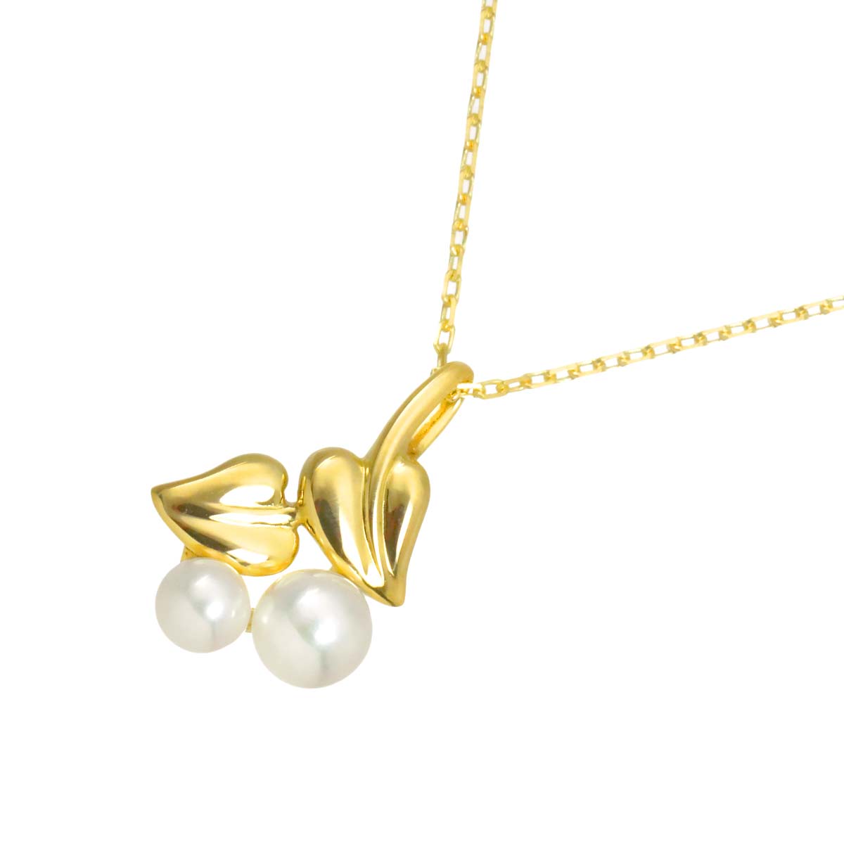 Akoya Pearl 5.9-4.6mm Necklace 18K YG 750