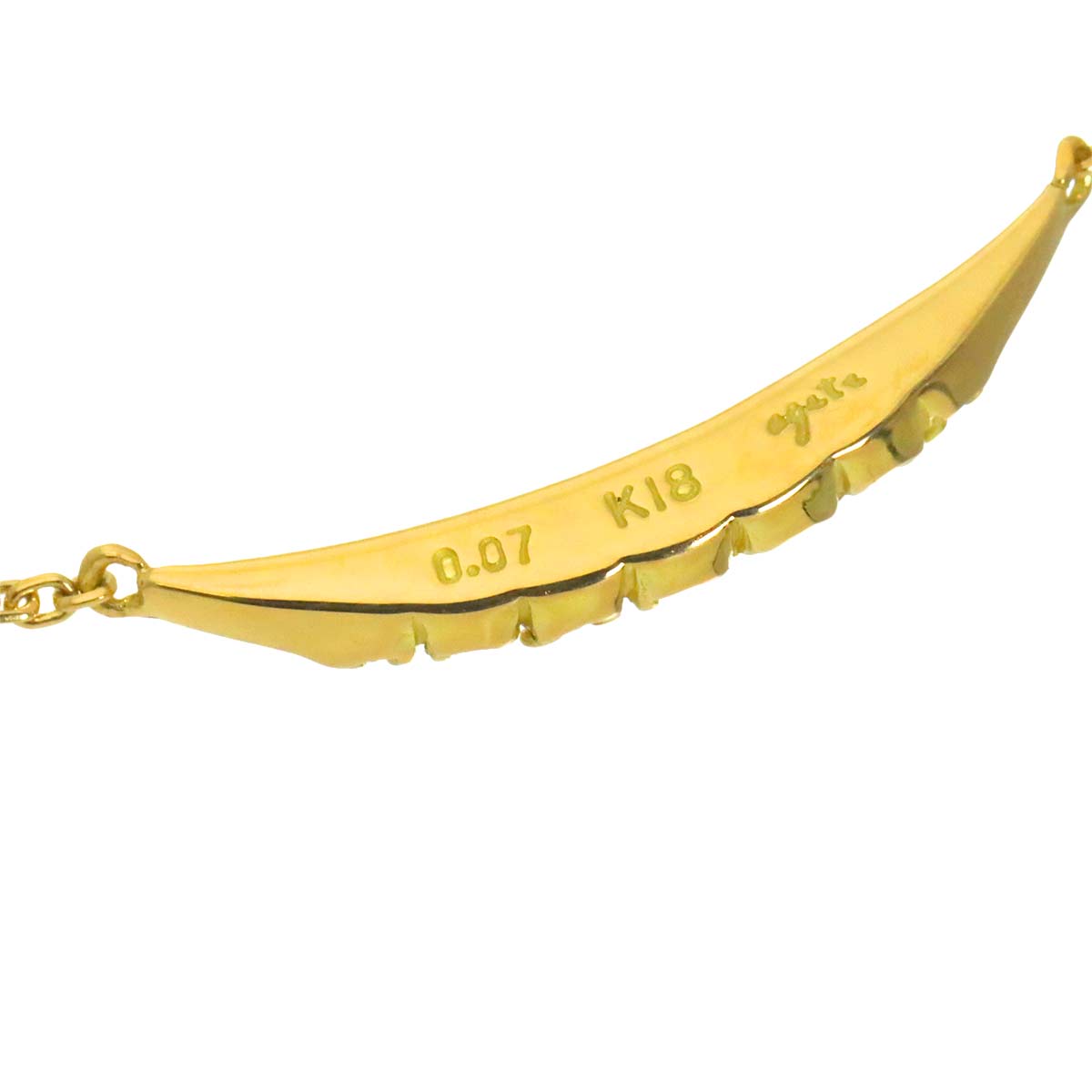 Diamond 0.07ct Bracelet 18K Yellow Gold 750
