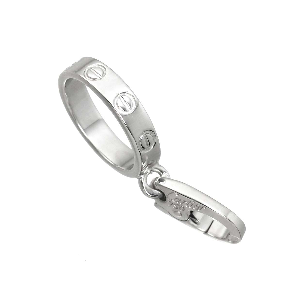 Baby Love Pendant Top 18K White Gold 750