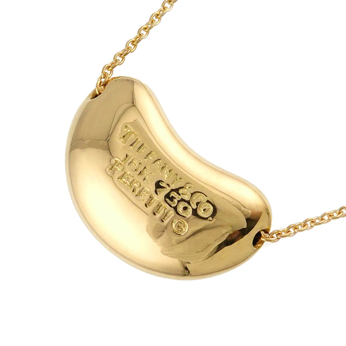 Bean Necklace 18K Yellow Gold 750