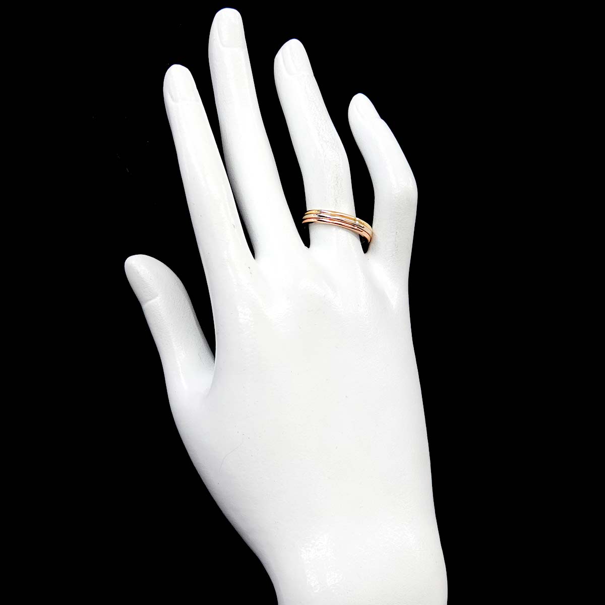 Vendome Ring 18K YG WG PG 750 size56 7.25-7.5(US)